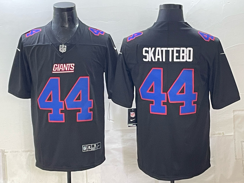 Men New York Giants #44 Skattebo black Nike 2026 NFL Game Jersey 1006004